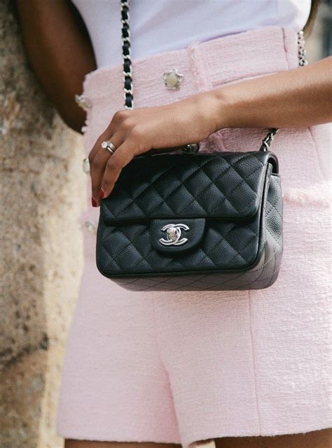 measurement chanel mini square|chanel mini square price.